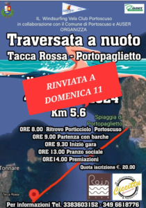 Scopri di più sull'articolo RINVIATA A DOMENICA 11 – Traversata a nuoto Carloforte – Portoscuso 2024