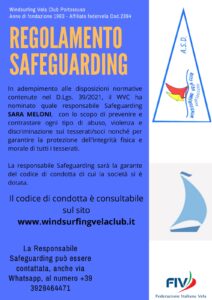 Scopri di più sull'articolo Regolamento SAFEGUARDING